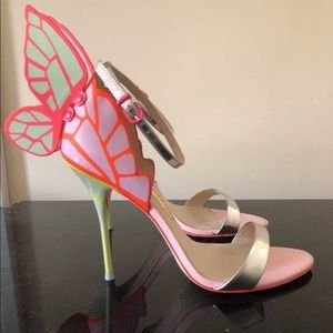 Sophia Webster Chiara Butterfly Wing Sandal 100mm
